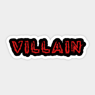 Villain Sticker